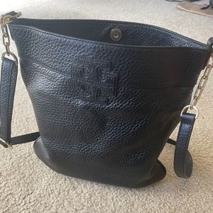 Tory Burch Pebbled Leather Crossbody Bag